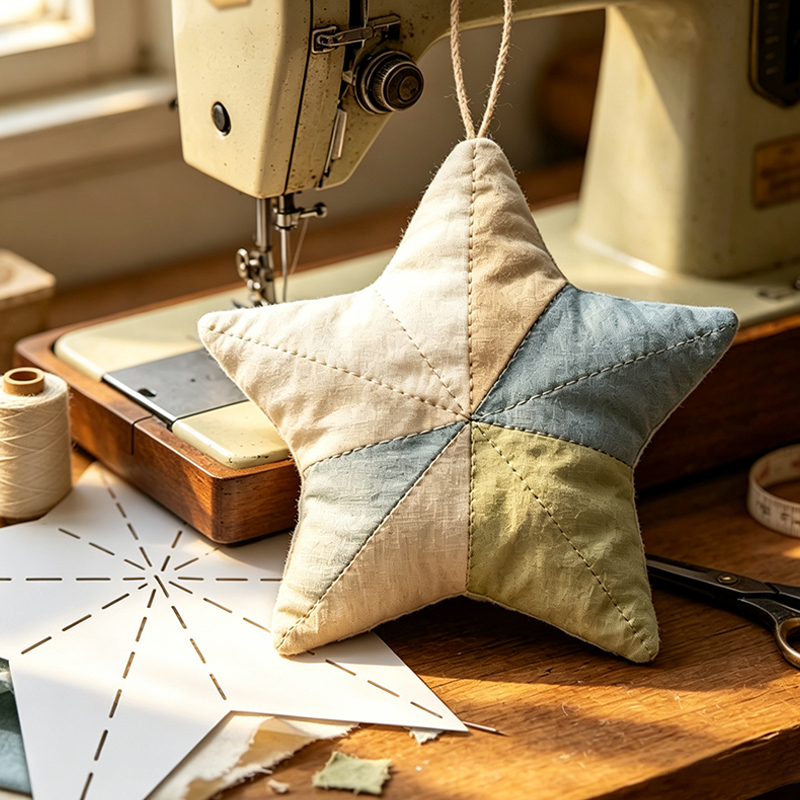 Throw Pillow - YOMDID 1pc Star Pillow Sewing Template