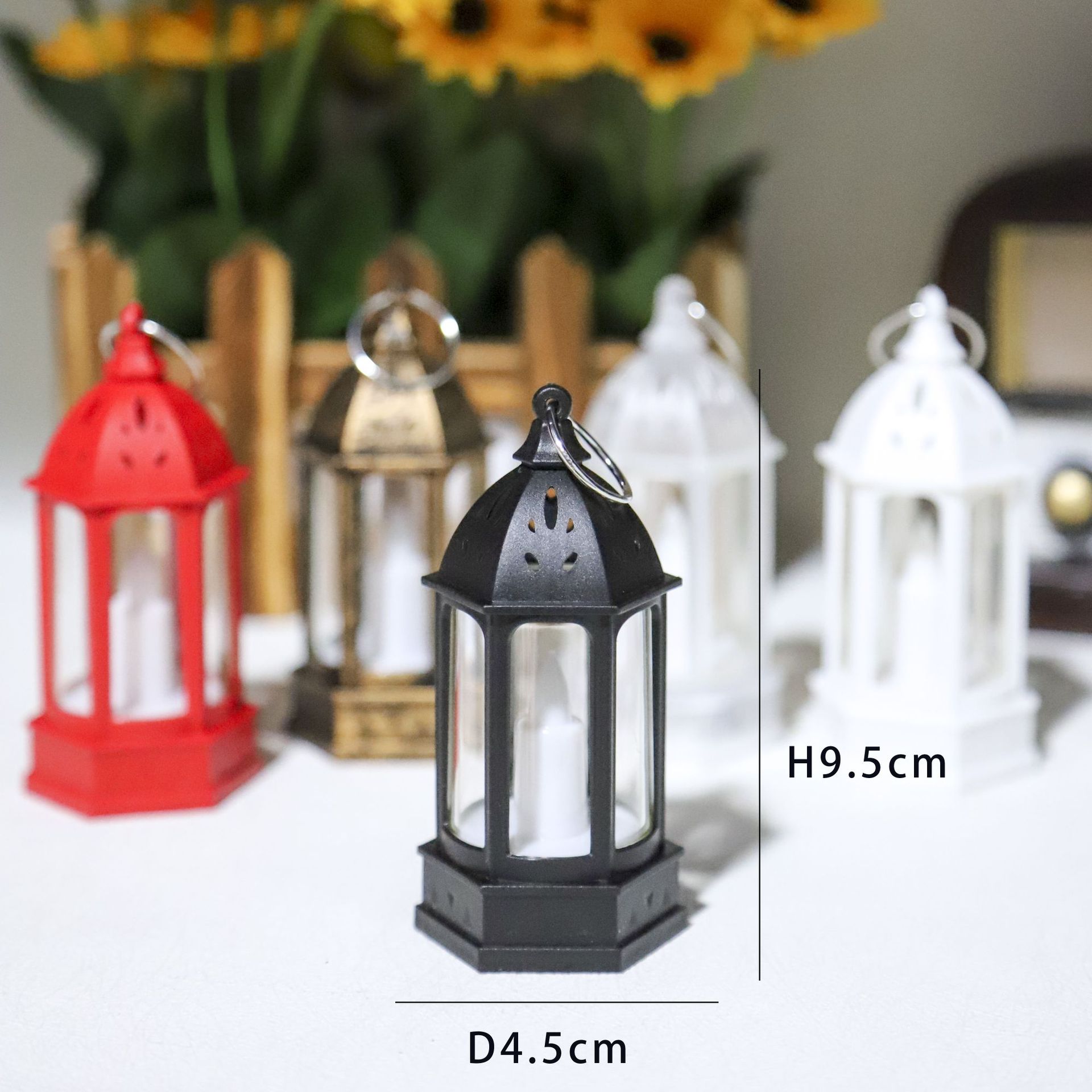 Candle Holder Decor - Mini Creative Atmosphere Light Christmas Retro