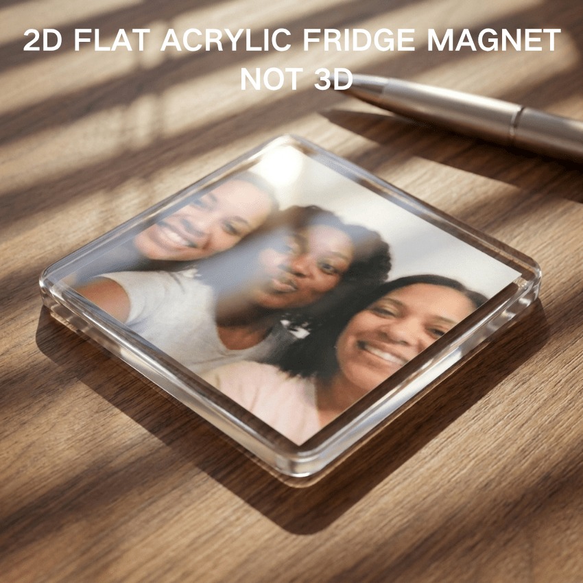 Picture Frame - Personalized Bestie Photo Magnet - Customizable