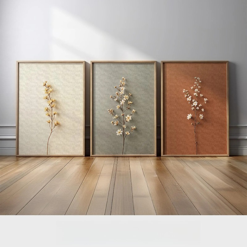 Abstract Canvas Set - 3pcs frameless Canvas Painting /set Minimalist