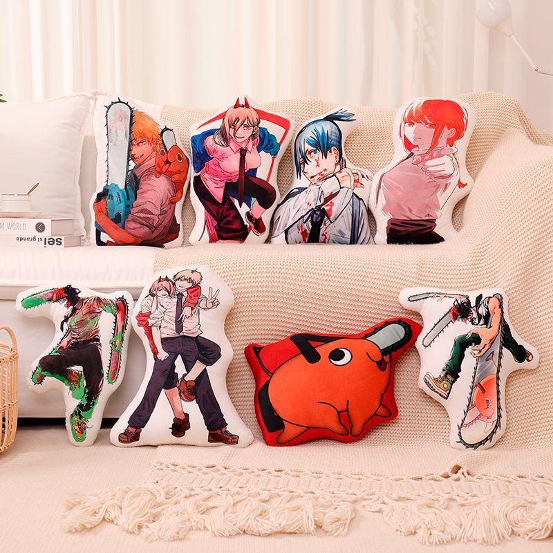 Throw Pillow - 45cm Chainsaw Man Irregular Shaped Plush