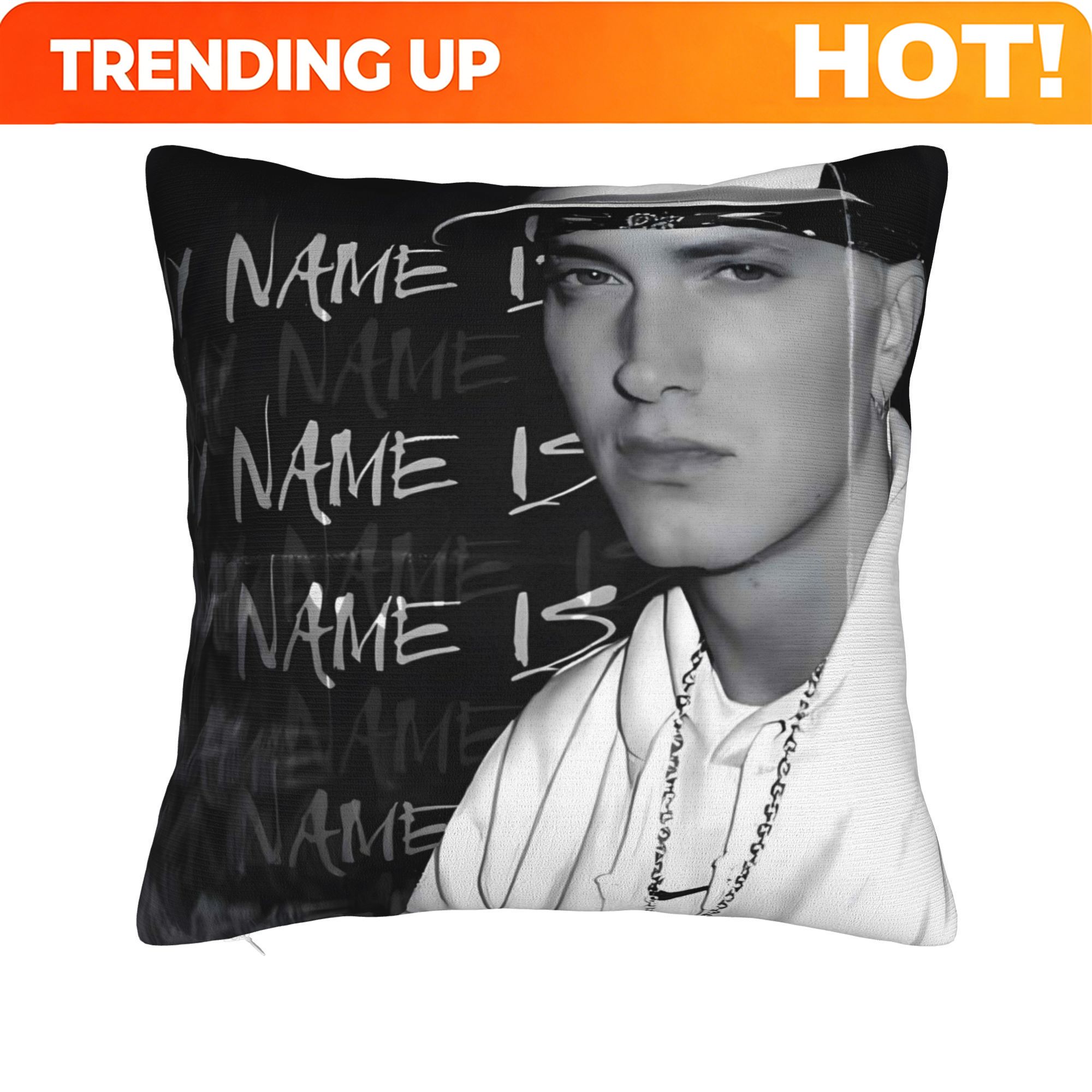 Throw Pillow - Customize EMINEM Double-Sided Printed Throw Pillow