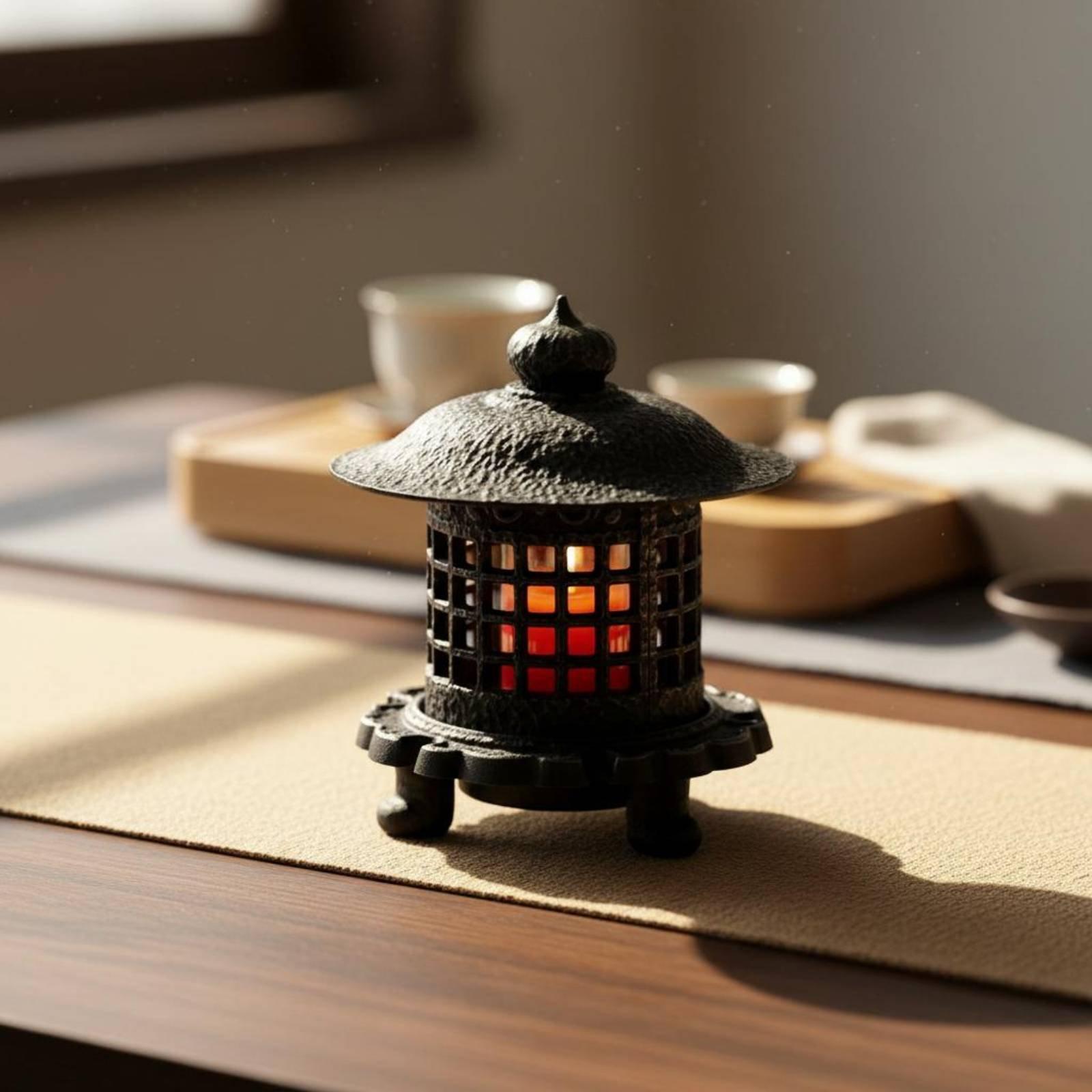 Elegant Cast Iron Lantern Cand - Candle Holder Decor ulasan dan harga