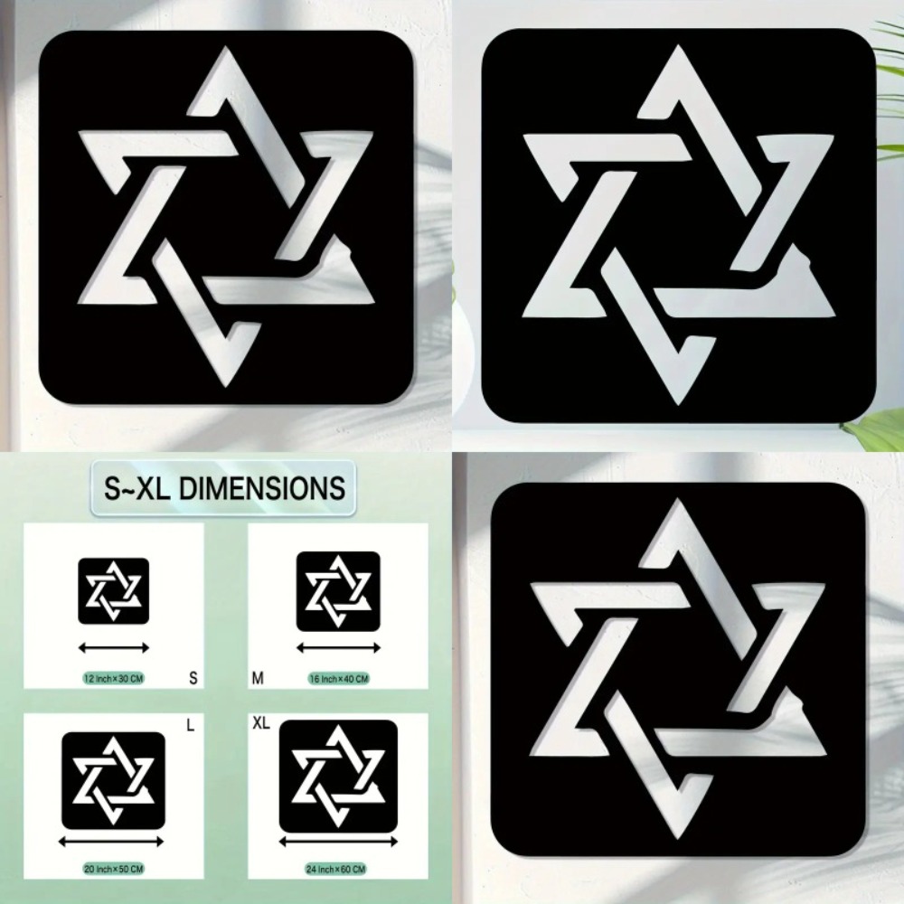 CIFBUY Hebrew Letters Beth Shi - Wall Art ulasan dan harga