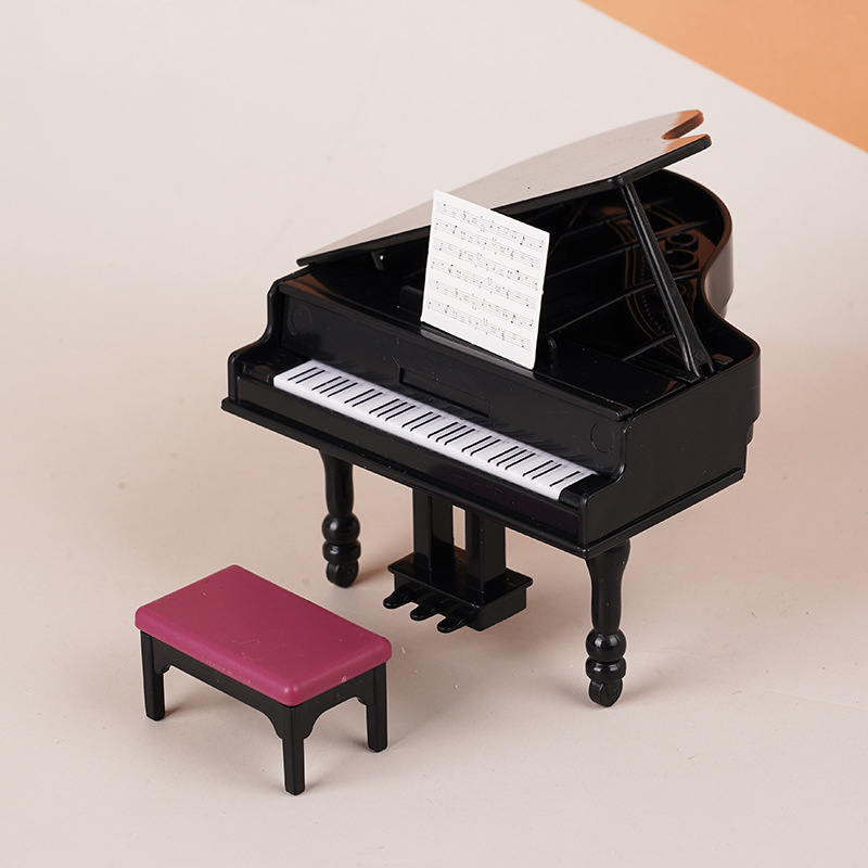 1:12 Dollhouse Miniature Piano - Interior Design Living Room ulasan dan harga
