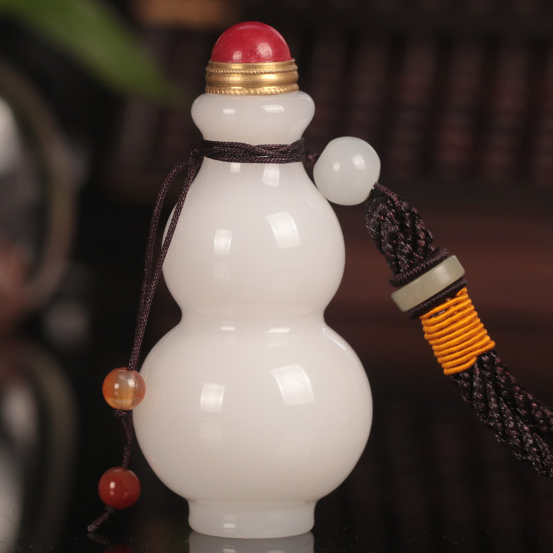 Hand‑Blown Glass Snuff Bottle  - Decorative Mirror ulasan dan harga