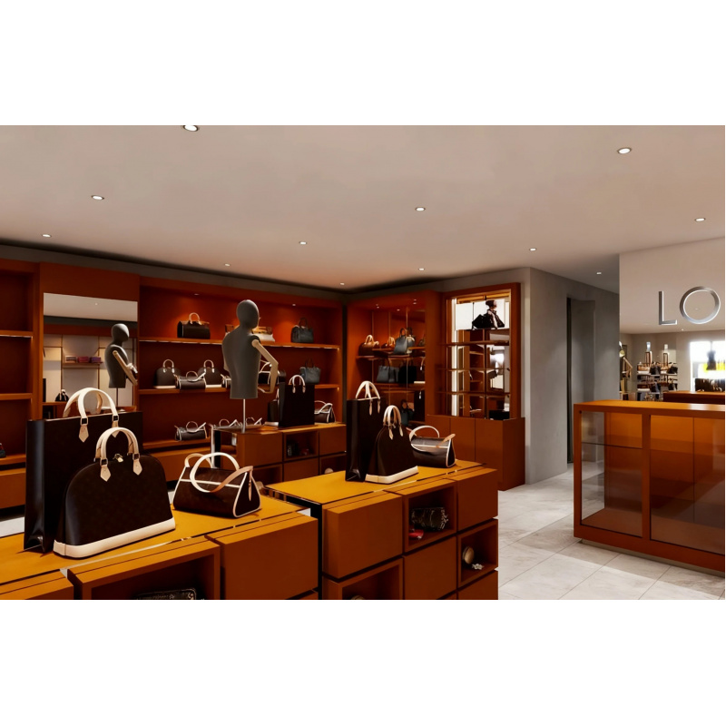 custom.High-end Handbag Store  - Interior Design High End ulasan dan harga