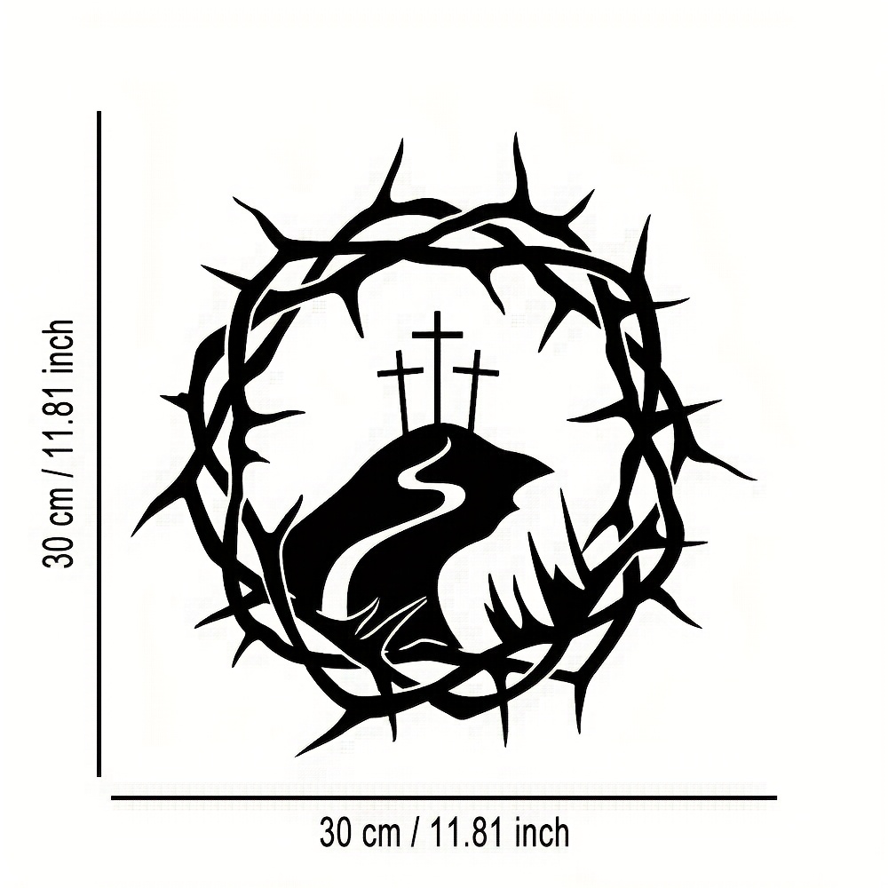 CIFBUY Iron Wall Art Vine Circ - Wall Art ulasan dan harga