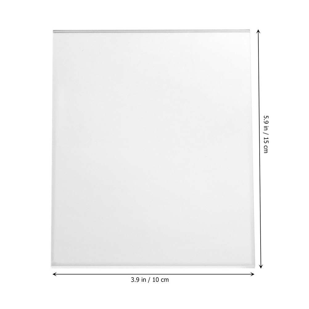 10Pcs Acrylic Sheet Transparen - Picture Frame ulasan dan harga