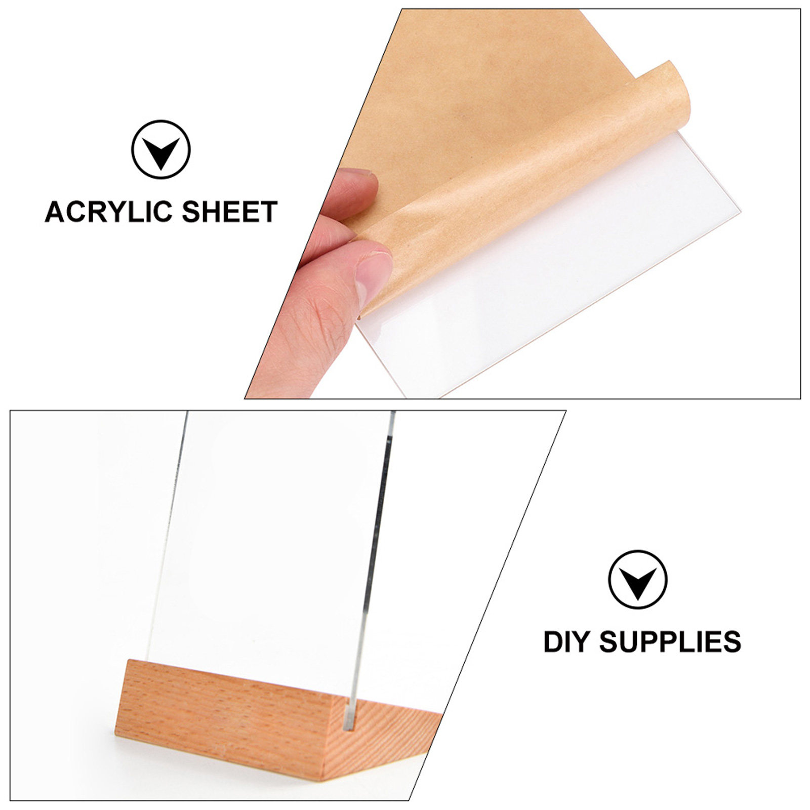 10Pcs Acrylic Sheet Transparen - Picture Frame ulasan dan harga