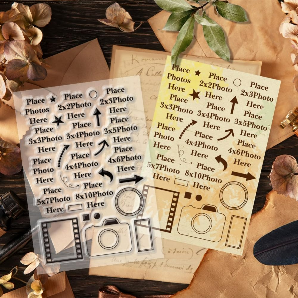 Place Photo Here Clear Stamp A - Picture Frame ulasan dan harga