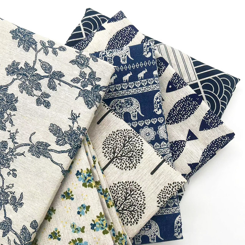 Retro Boho Floral Cotton Linen - Curtain Curtain ulasan dan harga