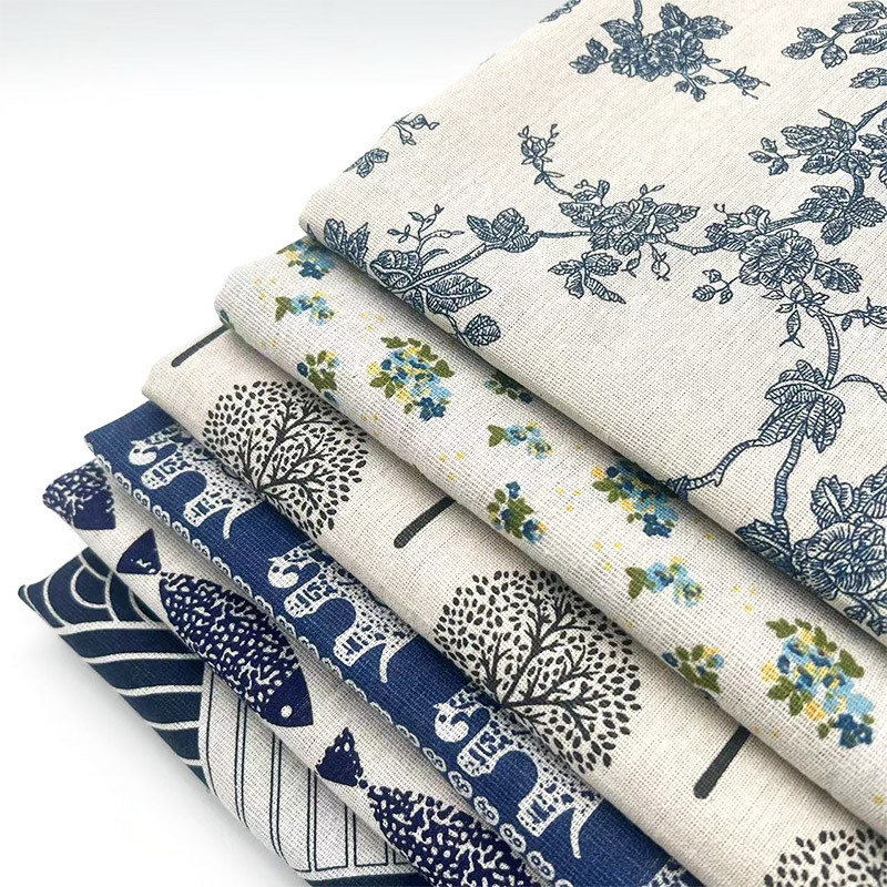Retro Boho Floral Cotton Linen - Curtain Curtain ulasan dan harga