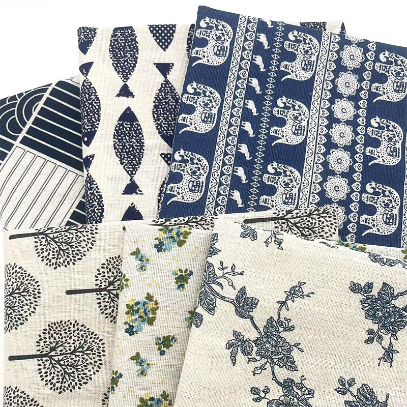 Retro Boho Floral Cotton Linen - Curtain Curtain ulasan dan harga