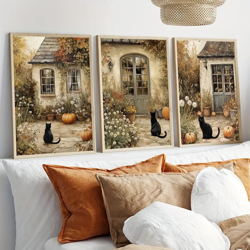 3pcs frameless Canvas Painting - Abstract Canvas Set ulasan dan harga