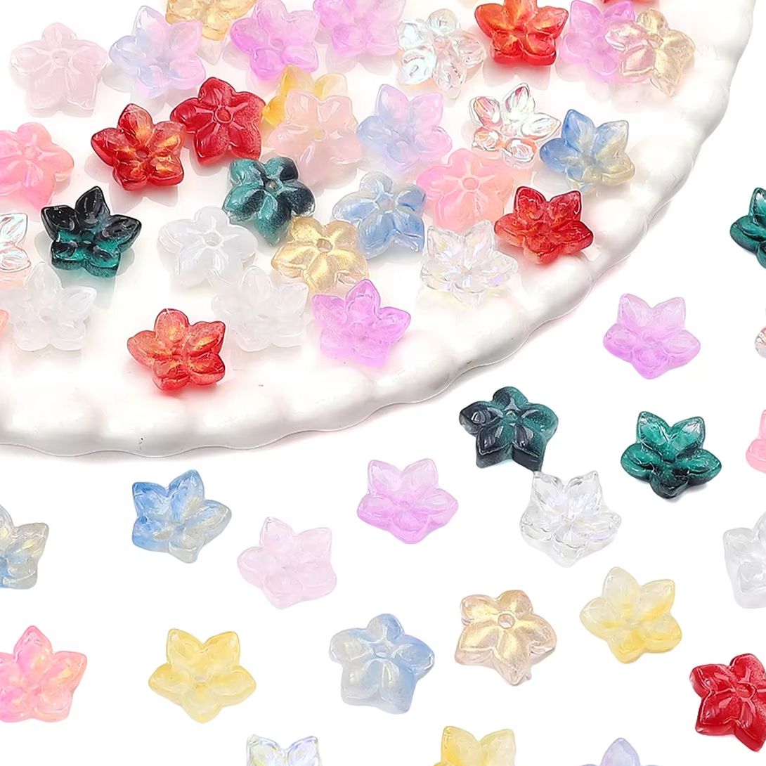30pcs Colorful Gradient Flower - Vase Decor ulasan dan harga