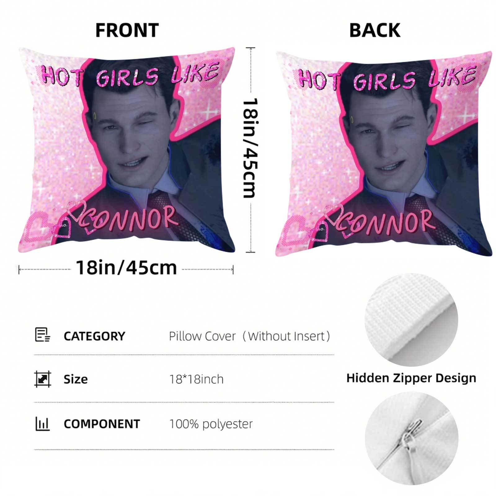 Customize 1pc CONNOR SO HOT Pi - Throw Pillow ulasan dan harga