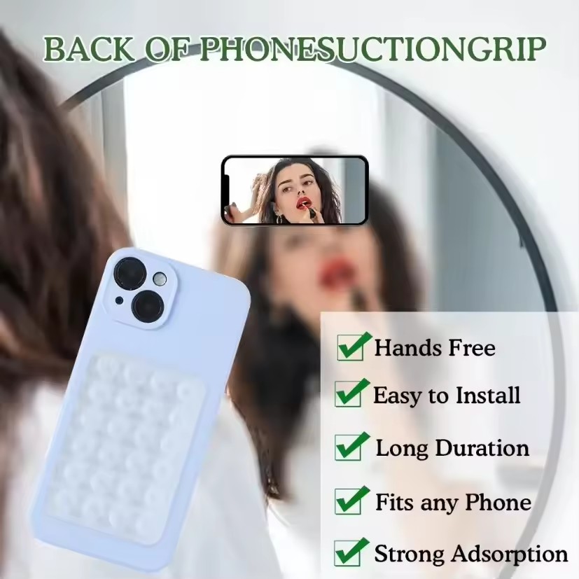 Silicone Suction Phone Holder  - Wall Sticker ulasan dan harga