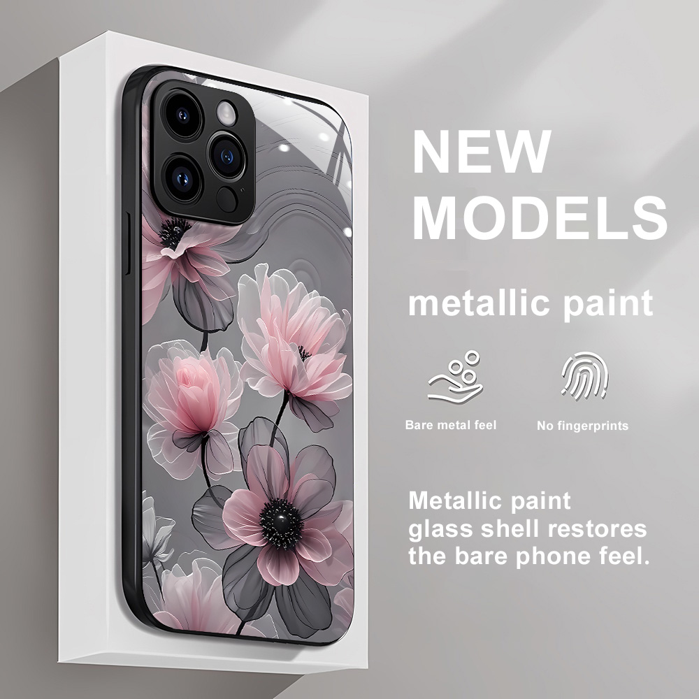 Flower Tempered Glass Case For - Vase Decor ulasan dan harga