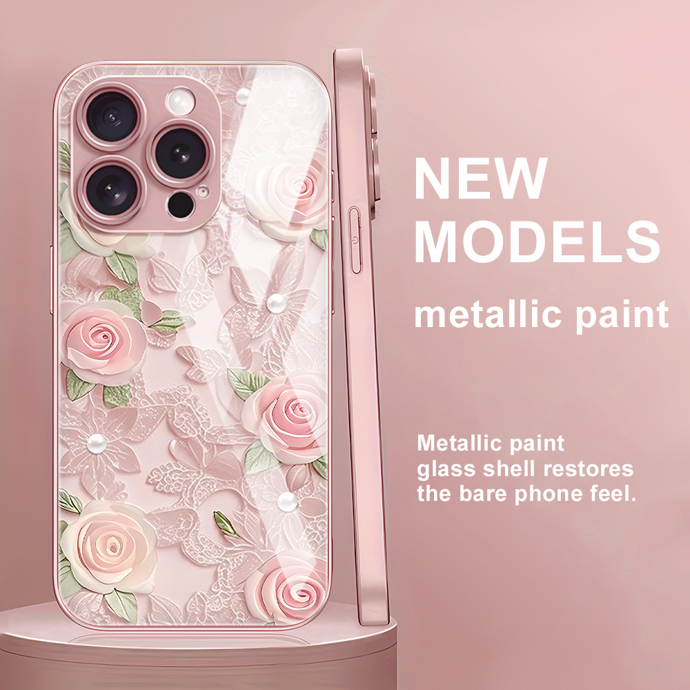 Flower Tempered Glass Case For - Vase Decor ulasan dan harga