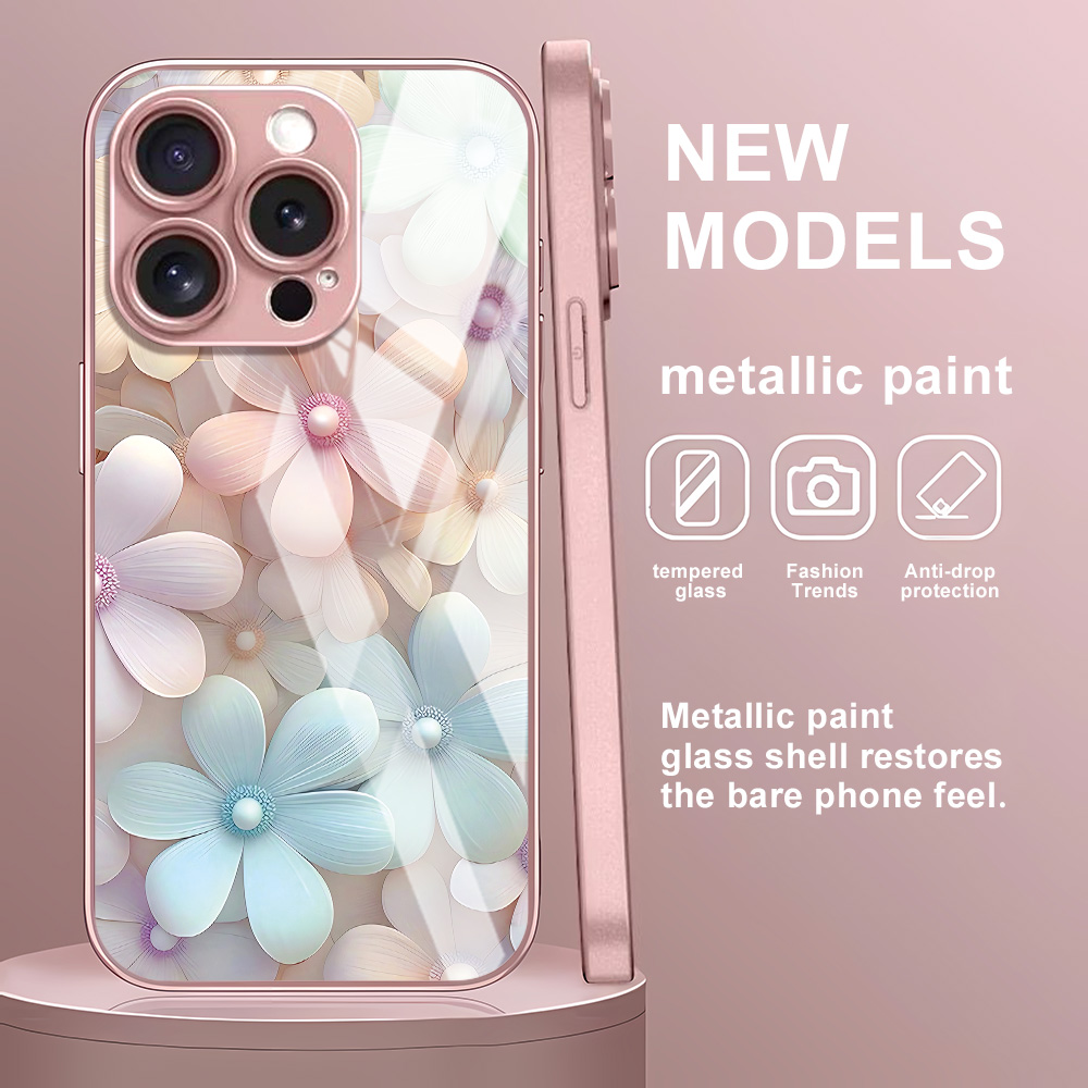 Flower Tempered Glass Case For - Vase Decor ulasan dan harga
