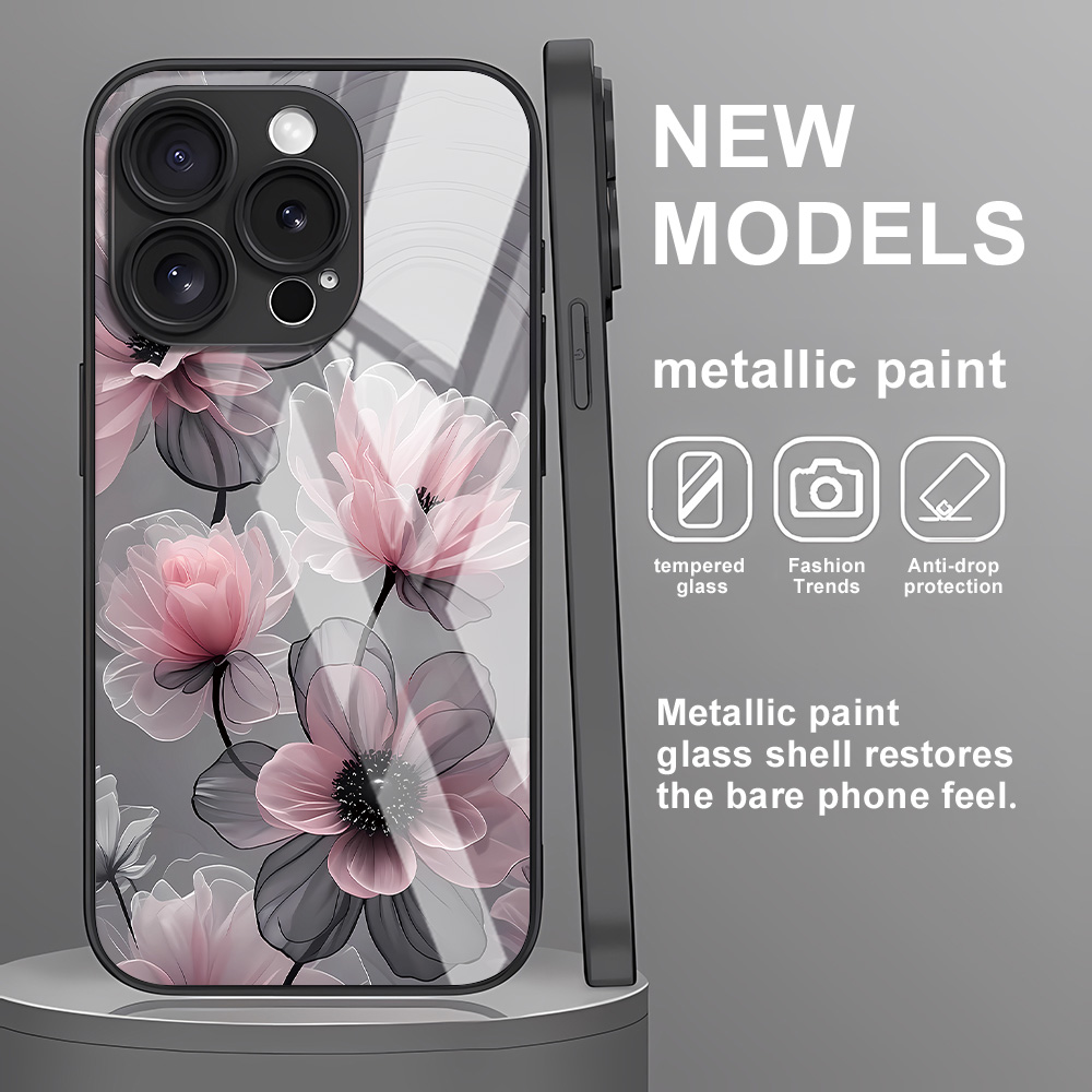 Flower Tempered Glass Case For - Vase Decor ulasan dan harga