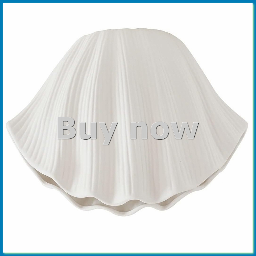 Nordic Style Shell Shaped Cera - Vase Decor ulasan dan harga