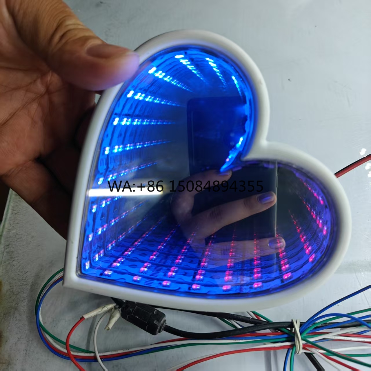 3D Multi-Color Infinity Mirror - Decorative Mirror ulasan dan harga
