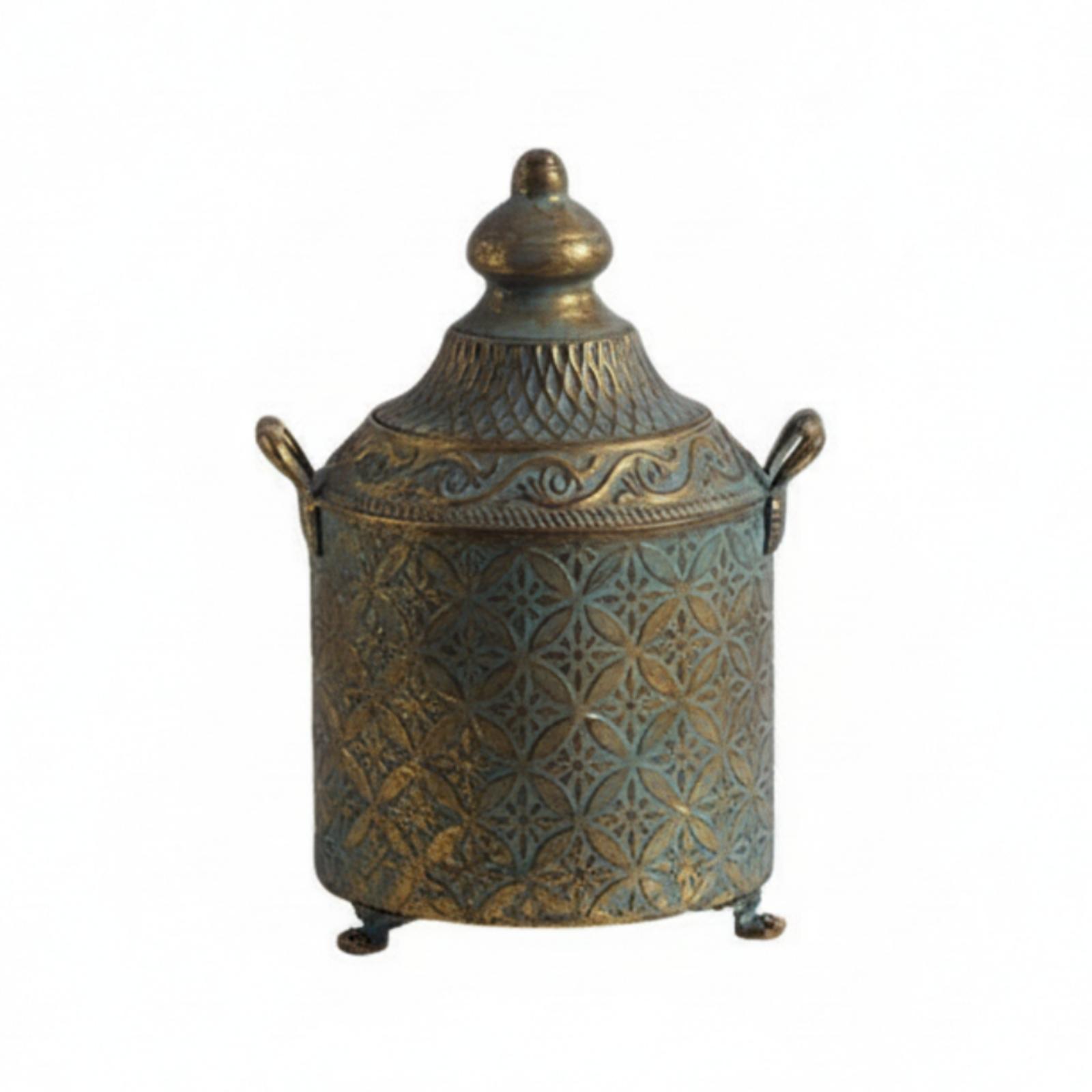 Decorative Iron Vase Aged Gild - Vase Decor ulasan dan harga