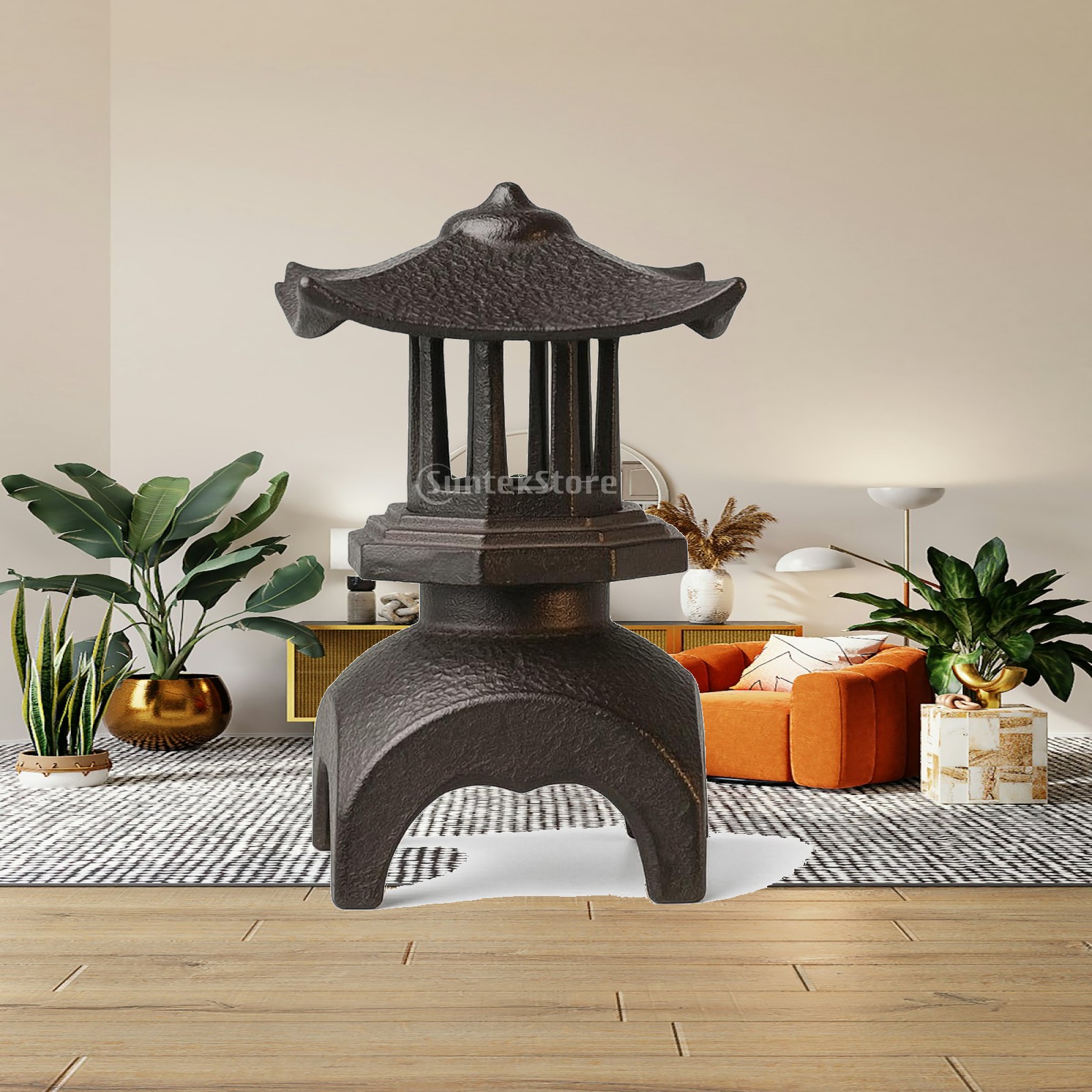 Cast Iron Lantern Classic Cand - Candle Holder Decor ulasan dan harga