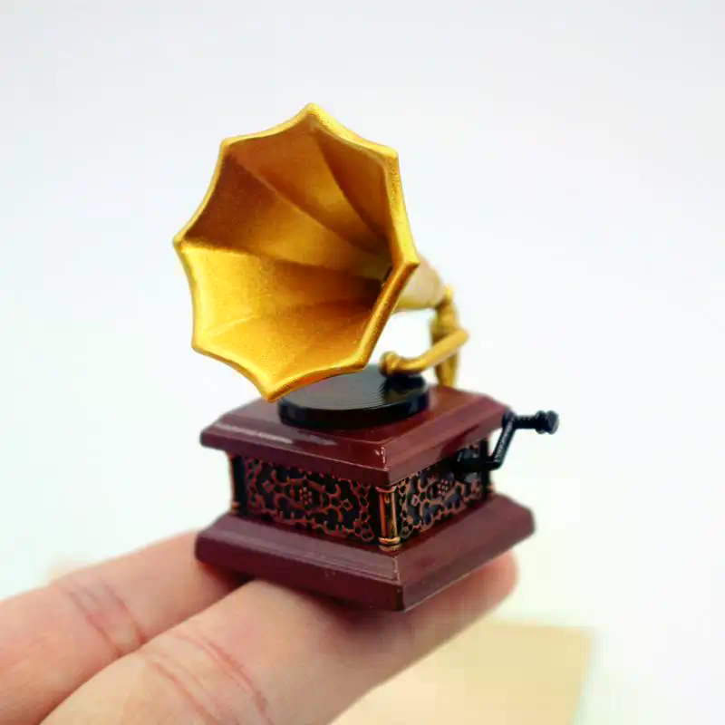 Dollhouse Vintage Phonograph M - Interior Design Living Room ulasan dan harga