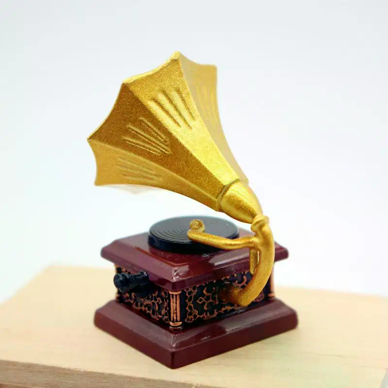 Dollhouse Vintage Phonograph M - Interior Design Living Room ulasan dan harga