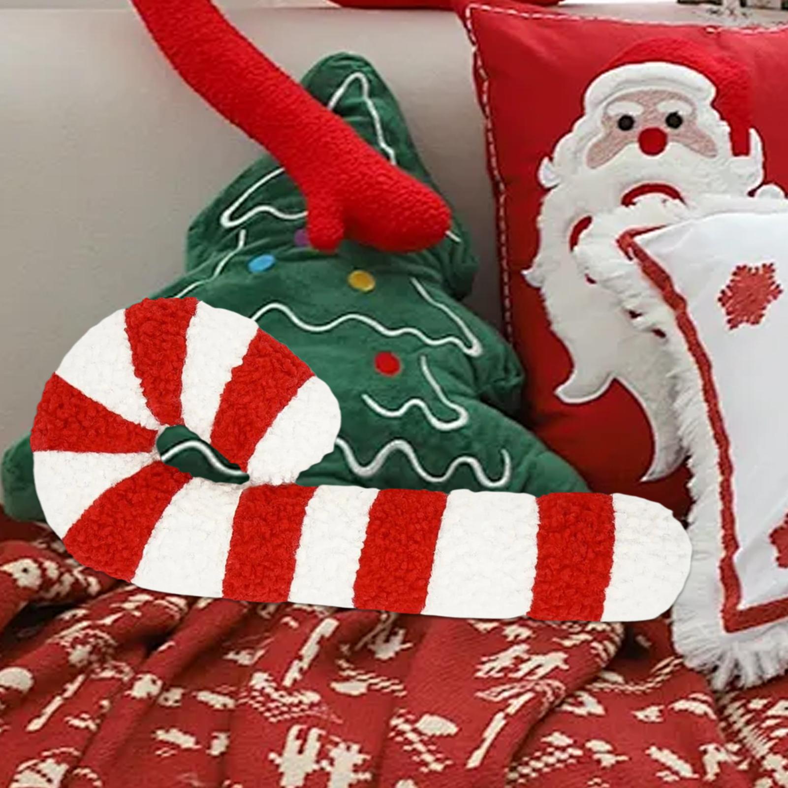 Christmas Candy Cane Pillow De - Throw Pillow ulasan dan harga