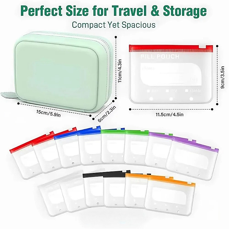 7/14Pouch Weekly Pill Organize - Wall Sticker ulasan dan harga