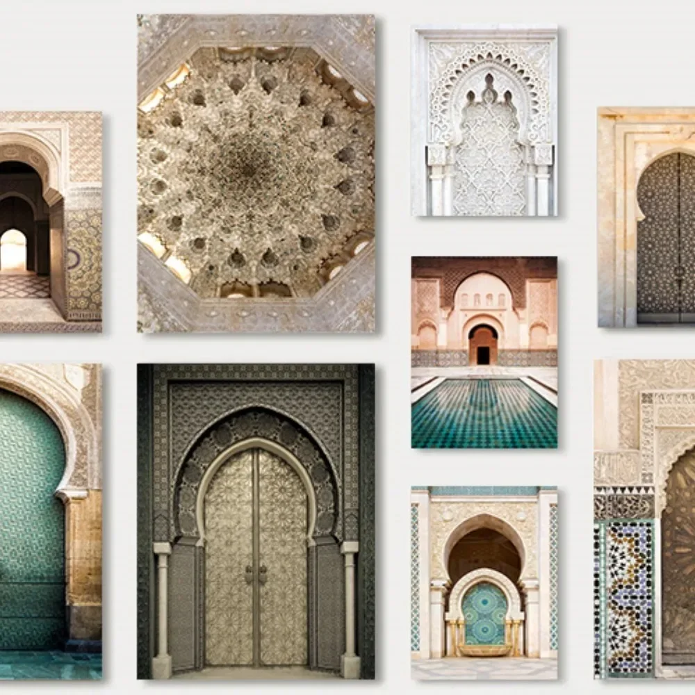 Morocco Door Took An Arabic Bo - Interior Design Living Room ulasan dan harga