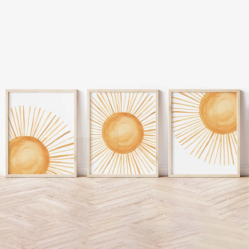 3pcs frameless Canvas Painting - Abstract Canvas Set ulasan dan harga