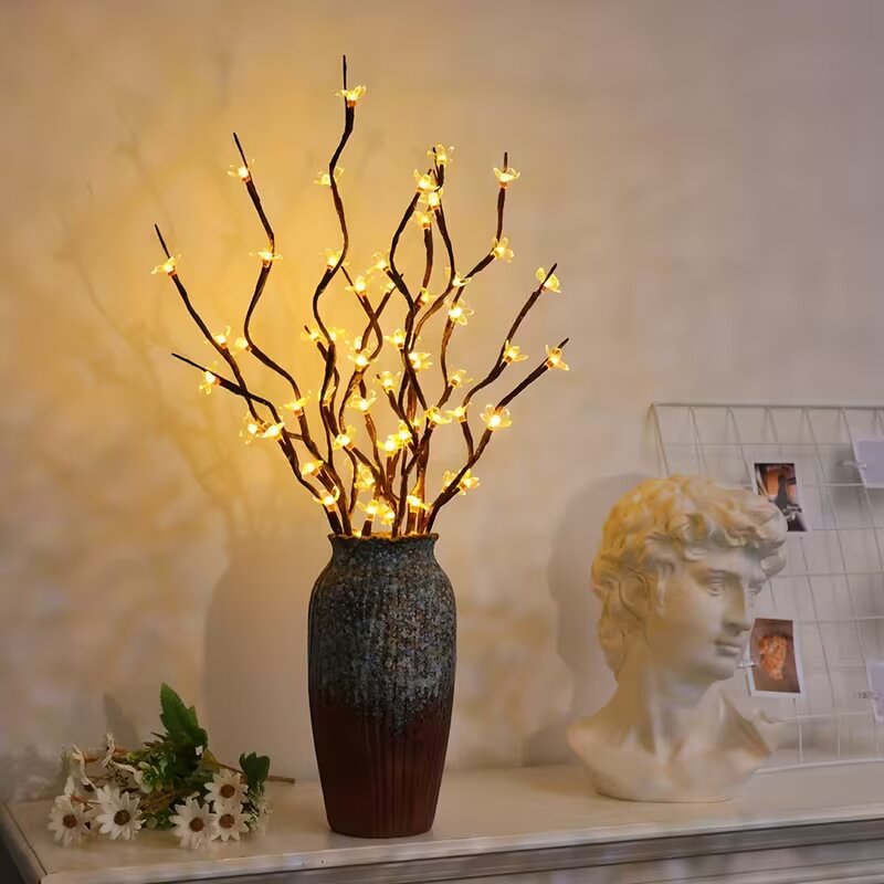 1/2PC 20LED Cherry Blossom Tre - Vase Decor ulasan dan harga