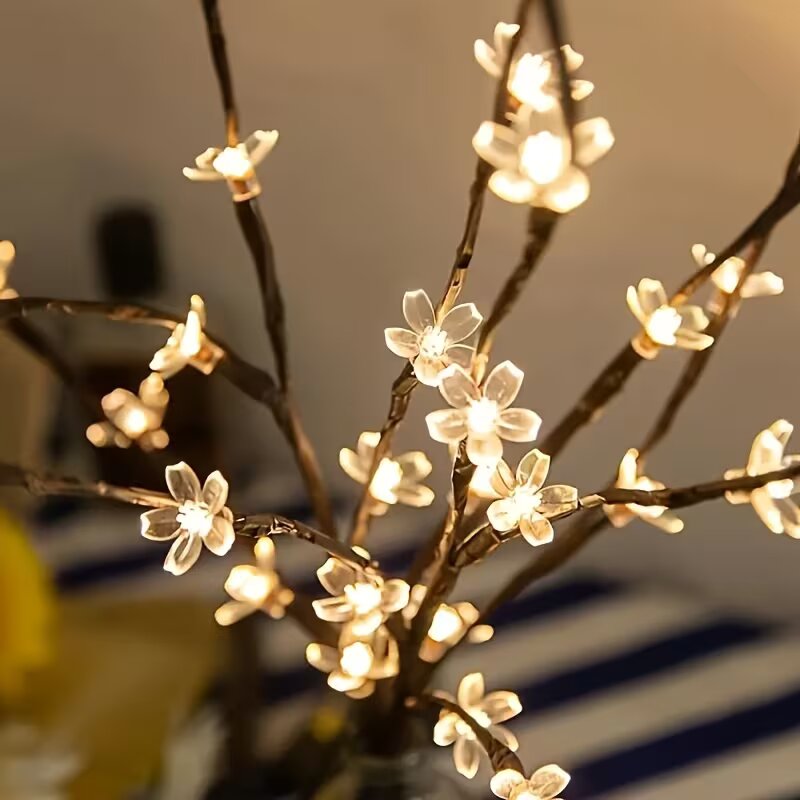 1/2PC 20LED Cherry Blossom Tre - Vase Decor ulasan dan harga