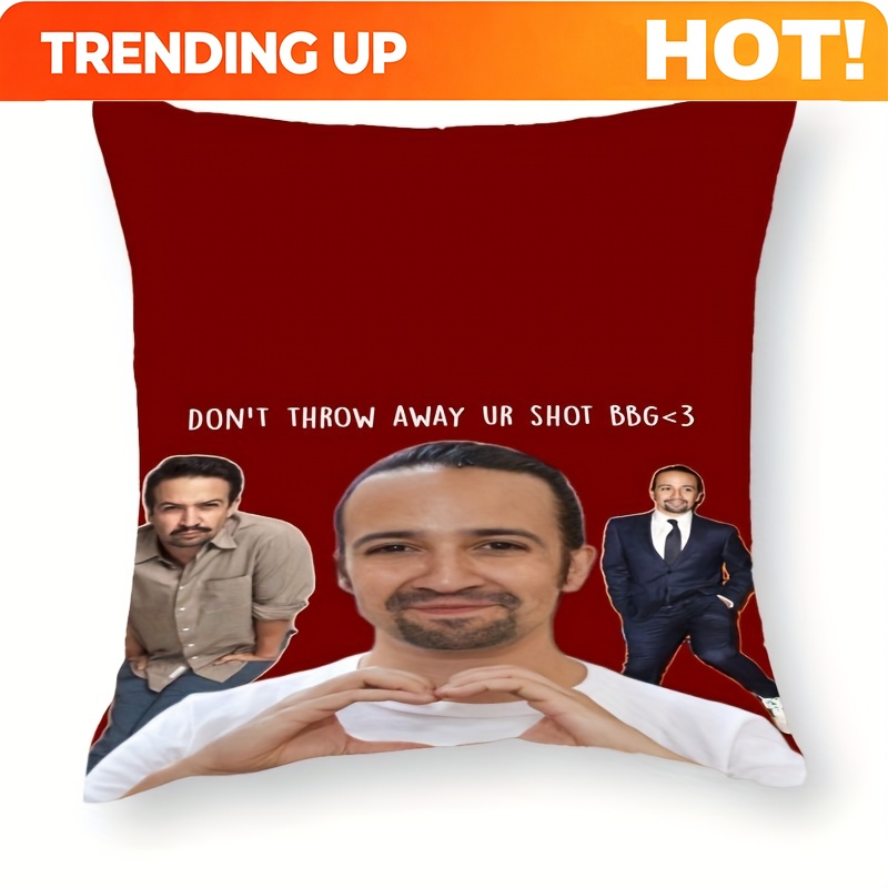 Customize 1pc Lin-Manuel Miran - Throw Pillow ulasan dan harga