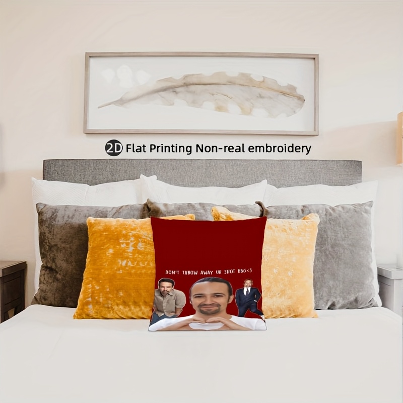 Customize 1pc Lin-Manuel Miran - Throw Pillow ulasan dan harga