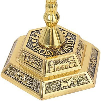 7 Branch Menorah Jewish Home D - Candle Holder Decor ulasan dan harga