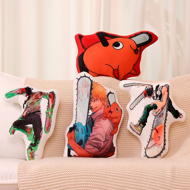 45cm Chainsaw Man Irregular Sh - Throw Pillow ulasan dan harga