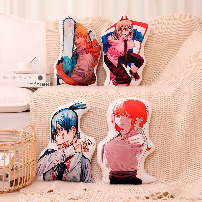 45cm Chainsaw Man Irregular Sh - Throw Pillow ulasan dan harga