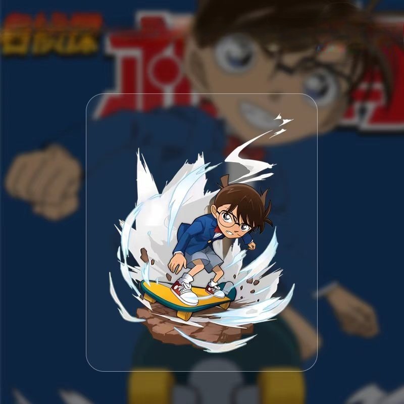 Detective Conan Cartoon Skateb - Wall Sticker ulasan dan harga