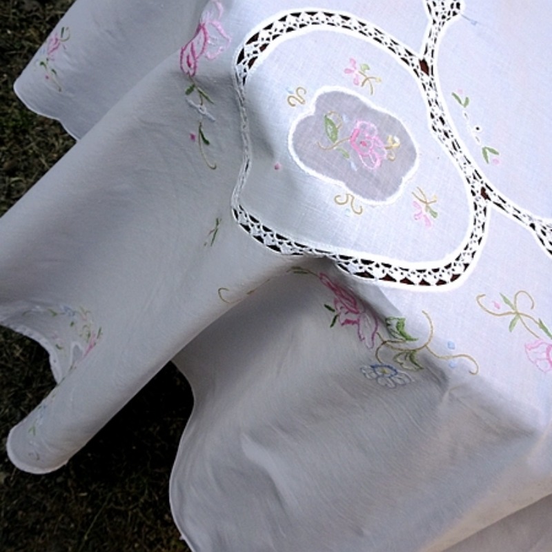 Pure cotton small machine embr - Table Runner ulasan dan harga