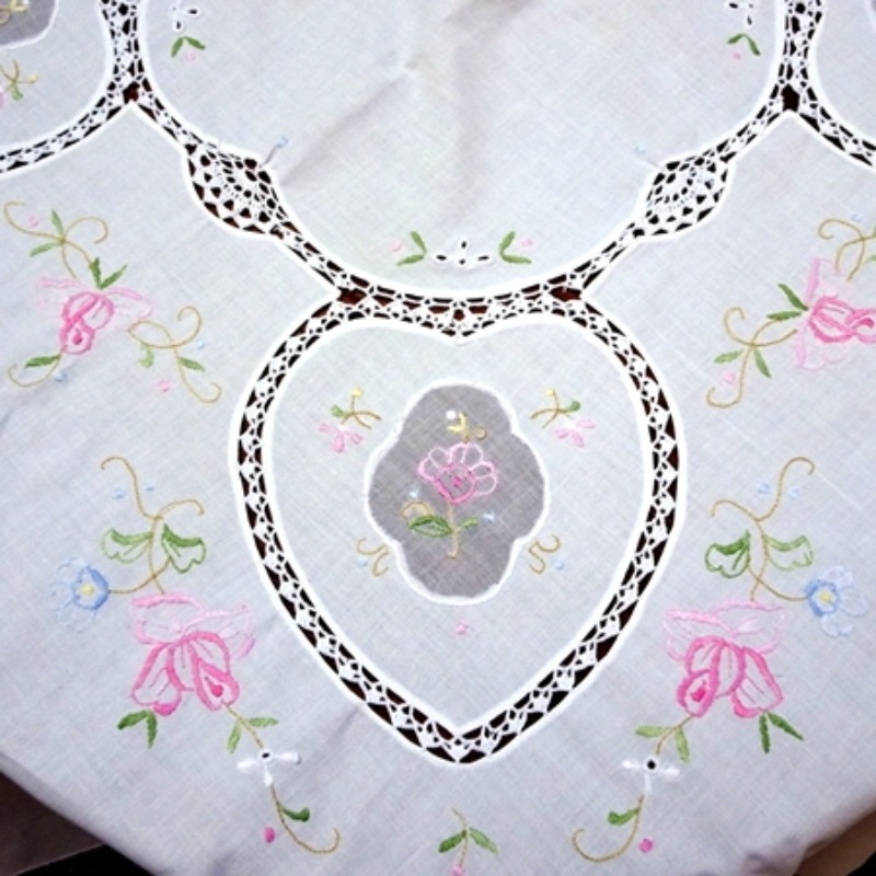 Pure cotton small machine embr - Table Runner ulasan dan harga