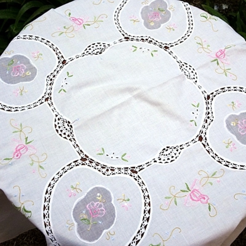 Pure cotton small machine embr - Table Runner ulasan dan harga