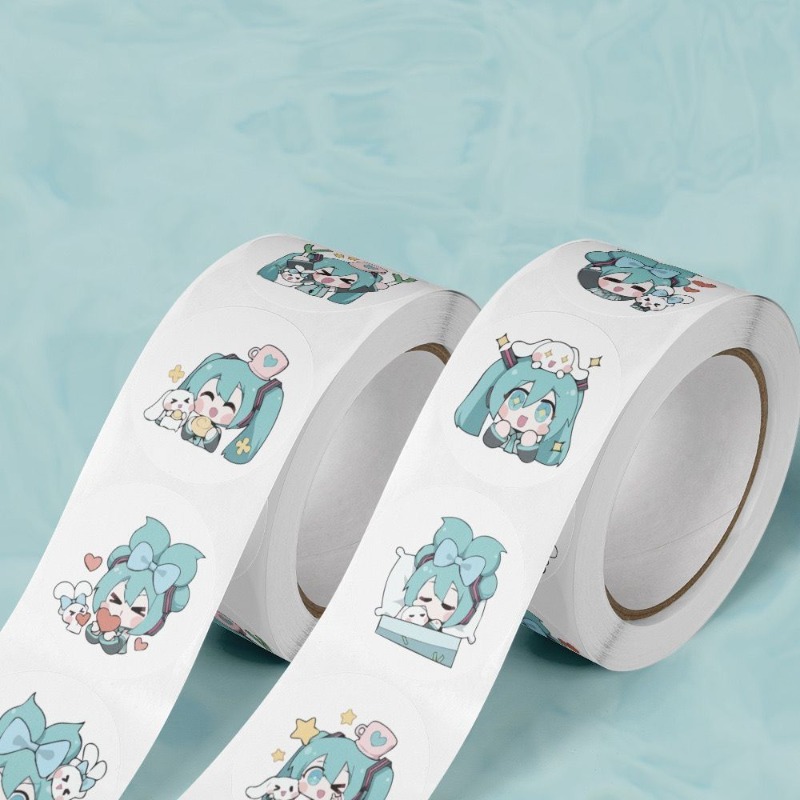 Ins Aesthetic Cute Hatsune Mik - Wall Sticker ulasan dan harga