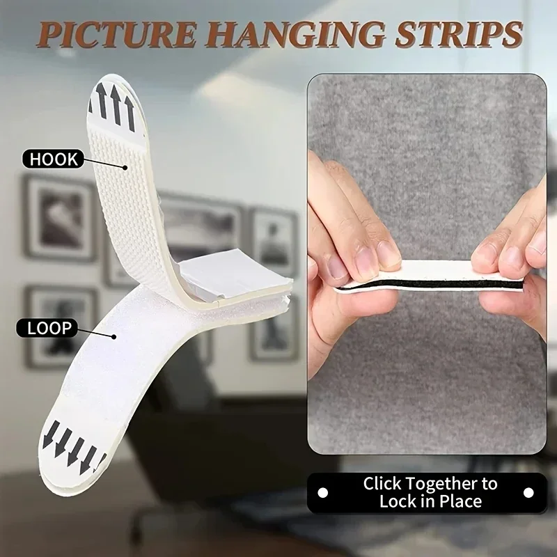 Tape Double Sided Strips Adhes - Picture Frame ulasan dan harga