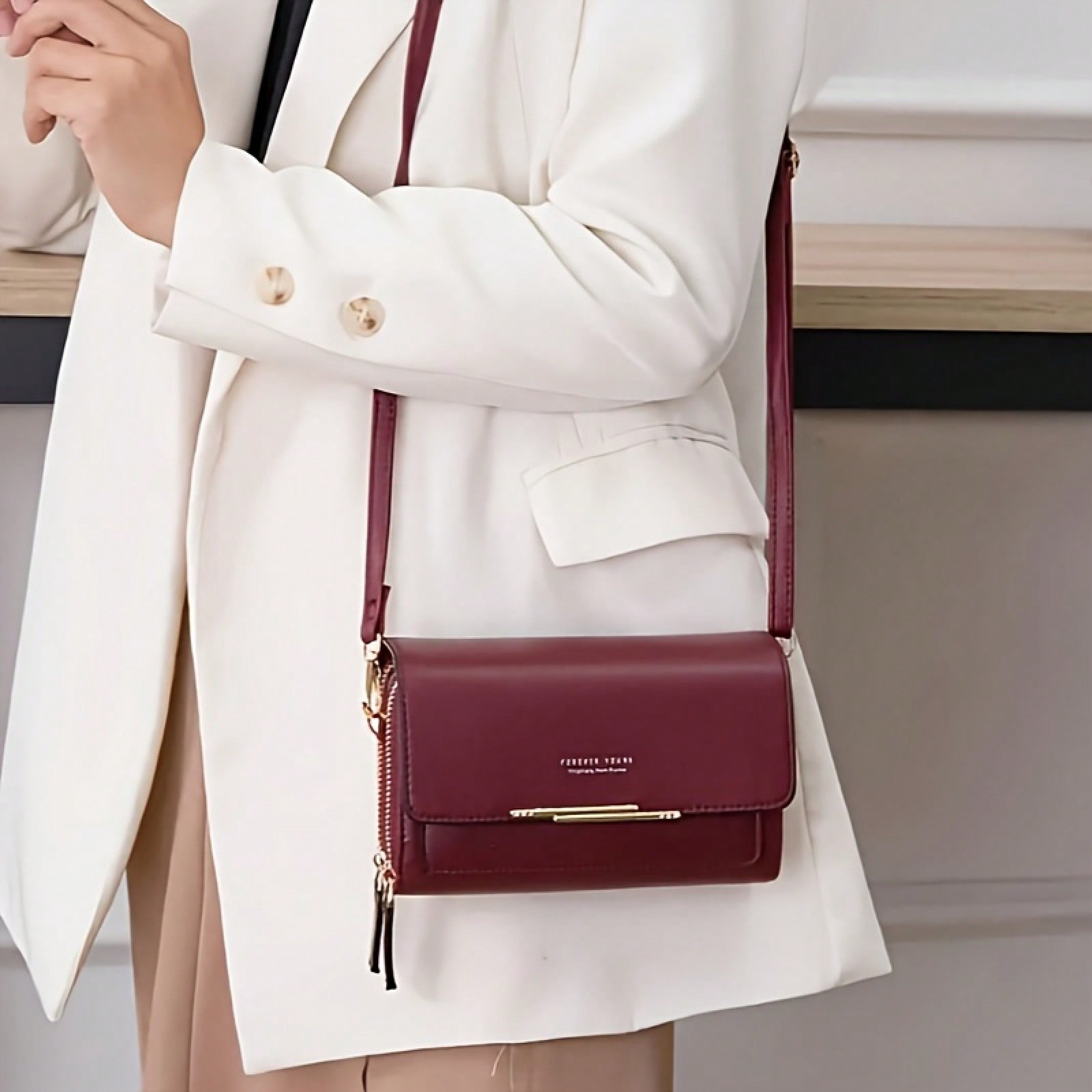 High-End Fashion PU Leather Cr - Interior Design High End ulasan dan harga